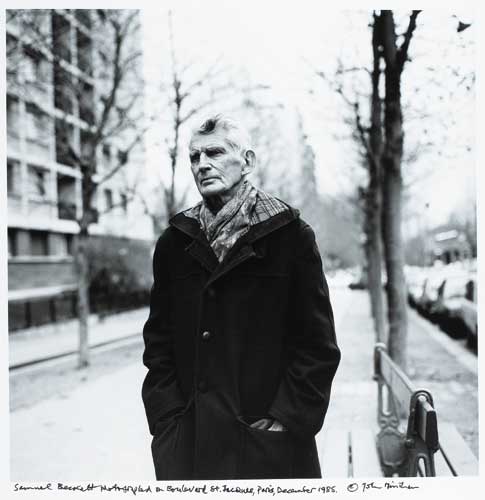 SAMUEL BECKETT, BOULEVARD ST JACQUES, PARIS, DECEMBER 1985 by John Minihan (b.1946) (b.1946) at Whyte's Auctions