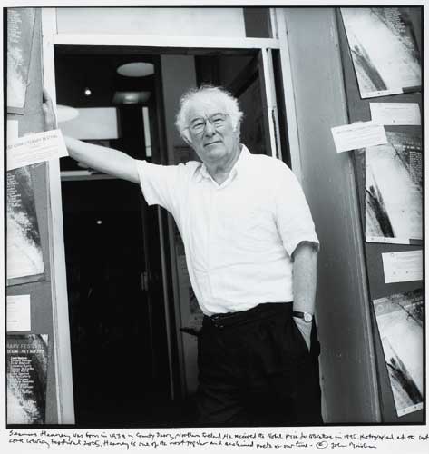 SEAMUS HEANEY AT THE WEST CORK LITERARY FESTIVAL, FEBRUARY 2005 by John Minihan (b.1946) (b.1946) at Whyte's Auctions