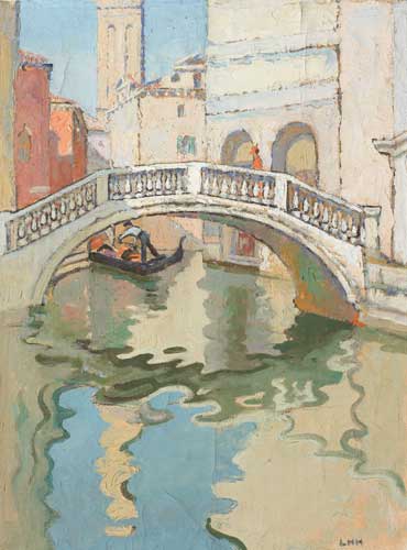 A BRIDGE IN VENICE by Letitia Marion Hamilton sold for �11,000 at Whyte's Auctions