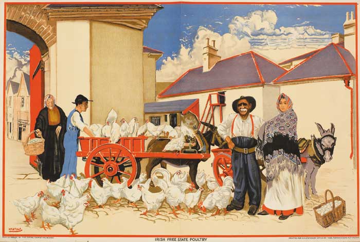 IRISH FREE STATE POULTRY by Sen Keating PPRHA HRA HRSA (1889-1977) at Whyte's Auctions
