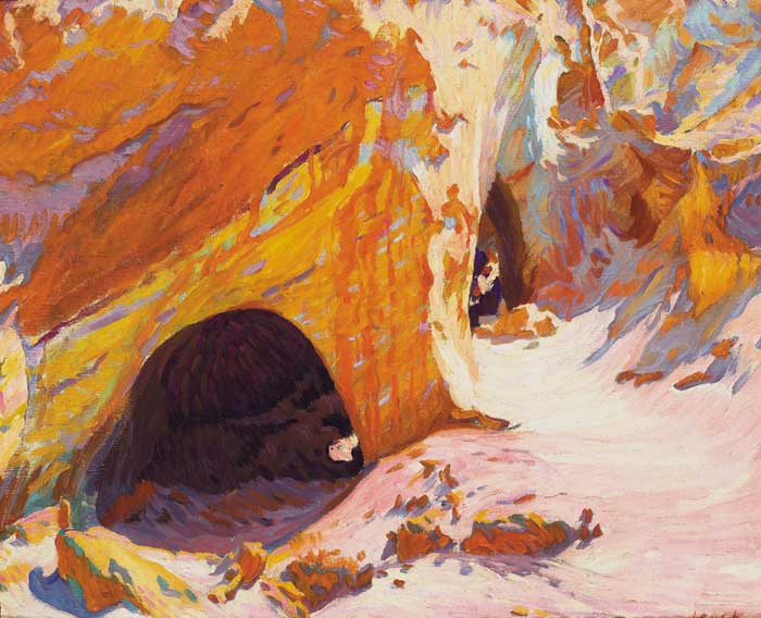GOLDEN CAVES, CONCARNEAU, circa 1912 by William John Leech RHA ROI (1881-1968) at Whyte's Auctions