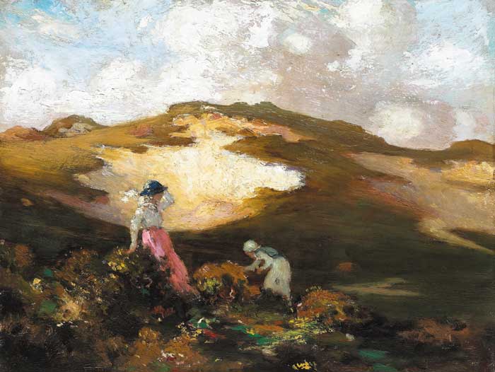 THE GATHERING (LANDSCAPE WITH WOMEN BY A CHALK PIT) at Whyte's Auctions