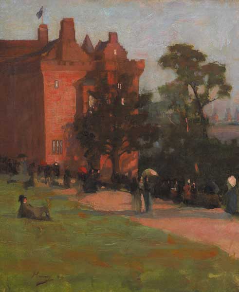 BISHOPS PALACE, GLASGOW, 1888 by Sir John Lavery RA RSA RHA (1856-1941) at Whyte's Auctions