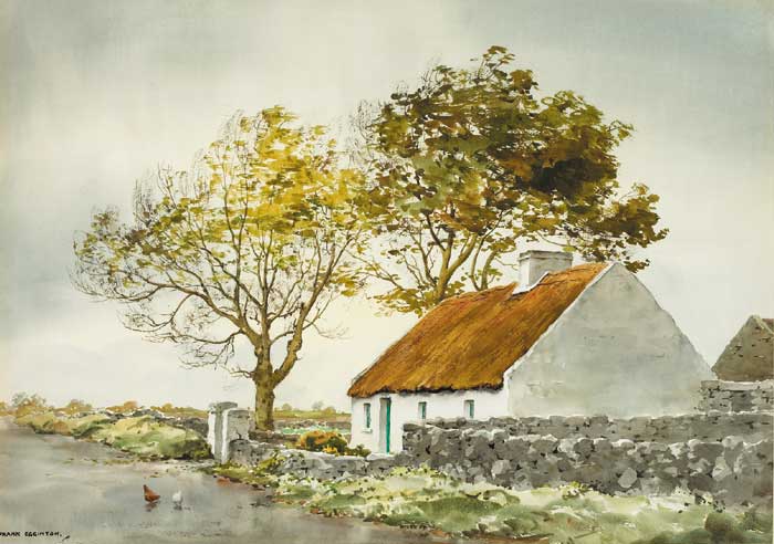 COTTAGE NEAR MAYO by Frank Egginton RCA (1908-1990) at Whyte's Auctions