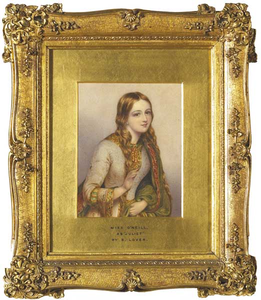 MISS O'NEILL AS 'JULIET' by Samuel Lover RHA (1797-1868) RHA (1797-1868) at Whyte's Auctions