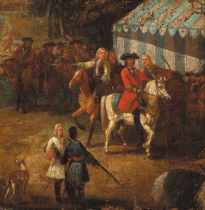 THE BATTLE OF THE BOYNE, PRIOR TO THE DEATH OF THE DUKE OF SCHOMBERG BEFORE WILLIAM III, 1690 at Whyte's Auctions