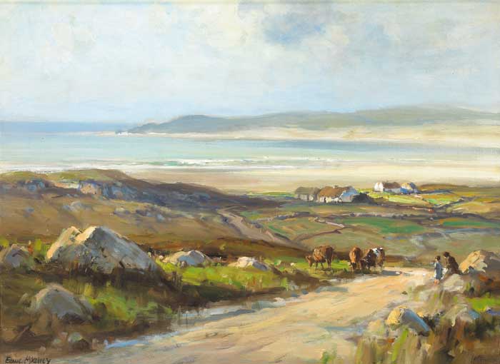 ROAD TO THE SEA, DONEGAL by Frank McKelvey RHA RUA (1895-1974) RHA RUA (1895-1974) at Whyte's Auctions
