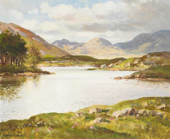 LOUGH DERRYCLARE, CONNEMARA by Maurice Canning Wilks RUA ARHA (1910-1984) at Whyte's Auctions