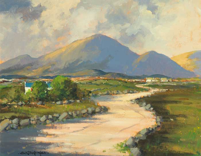 IN THE MOURNES NEAR NEWCASTLE, COUNTY DOWN by George K. Gillespie RUA (1924-1995) at Whyte's Auctions