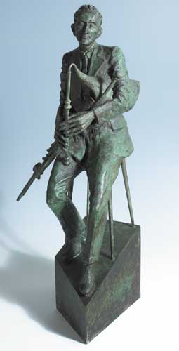 STUDY OF THE PIPER SEAMUS ENNIS, 2007 by Eamonn O'Doherty (1939-2011) at Whyte's Auctions