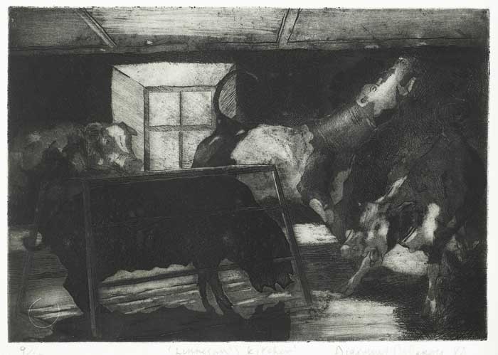 LINNEGAN'S KITCHEN, 1982 by Diarmuid Delargy (b.1958) at Whyte's Auctions