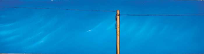 BLUE SKY AND TELEGRAPH POLE, 2002 by Edel Campbell (b.1974) at Whyte's Auctions