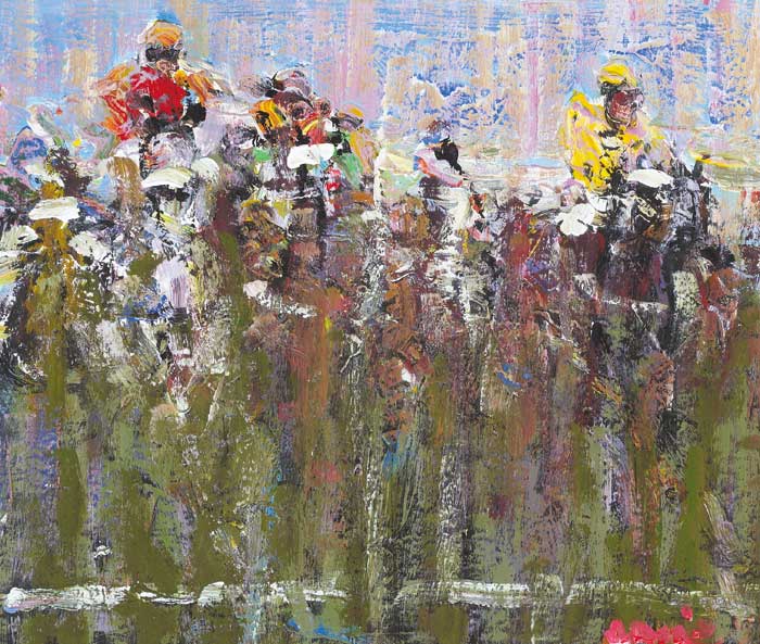 POLO, PHOENIX PARK by Desmond Murrie  at Whyte's Auctions
