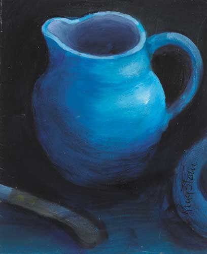 BLUE JUG,1994 by Richard Kingston RHA (1922-2003) at Whyte's Auctions
