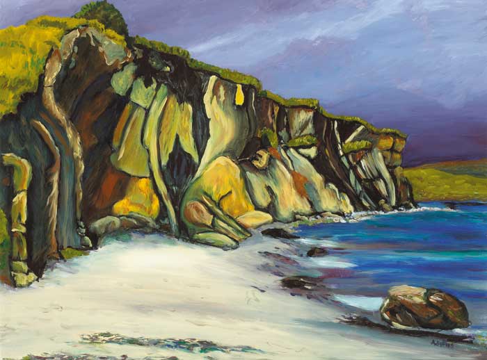 BALLYCONNEELY BAY, COUNTY GALWAY, 1997 by Adrienne Symes sold for �300 at Whyte's Auctions