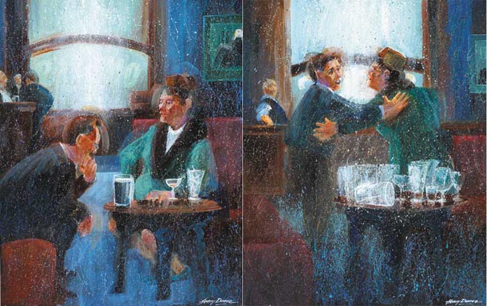 REUNION and CELEBRATION (A PAIR) by Henry Dunne  at Whyte's Auctions
