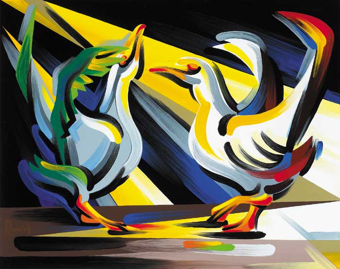 TWO SEAGULLS by Simon P. Meyler 'Nomis' (b.1969) at Whyte's Auctions