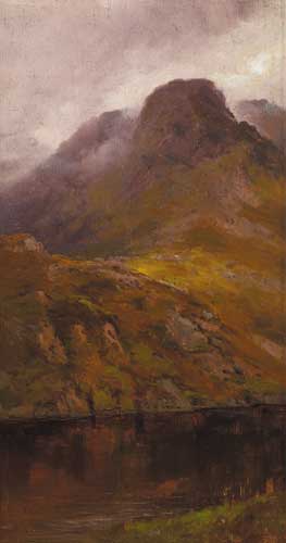 MOUNTAIN LAKE by Alexander Williams RHA (1846-1930) at Whyte's Auctions