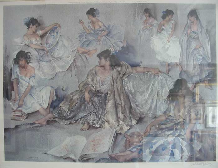 VARIATIONS IV, 1966 by Sir William Russell Flint PRWS RA RE RSW (1880-1969) at Whyte's Auctions
