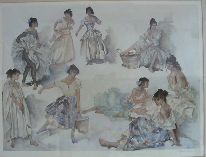 VARIATIONS ON A THEME, 1963 by Sir William Russell Flint PRWS RA RE RSW (1880-1969) at Whyte's Auctions