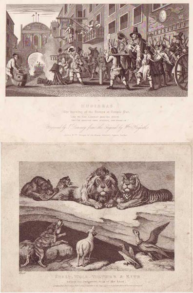 COLLECTION OF PRINTS FROM MARRIAGE-A-LA-MODE AND OTHERS by William Hogarth (1697-1764) at Whyte's Auctions