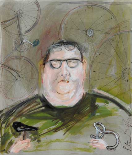 PORTRAIT OF RAYMOND STONE, 1989 by Rita Duffy PRUA (b.1959) at Whyte's Auctions