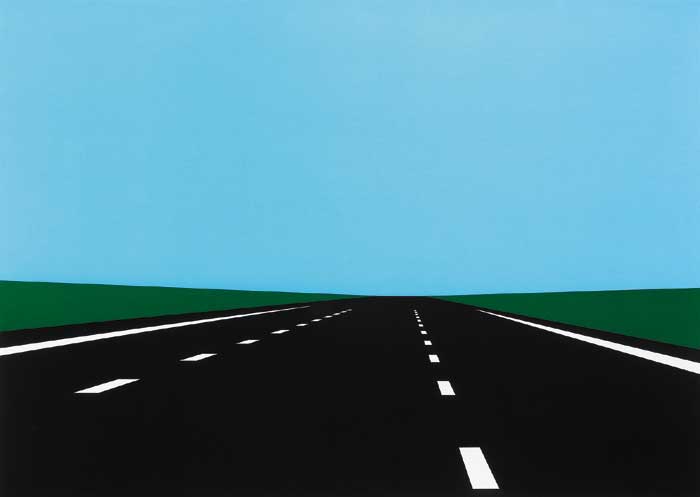 IMAGINE YOU ARE DRIVING, 1998-9 by Julian Opie (b.1958) at Whyte's Auctions