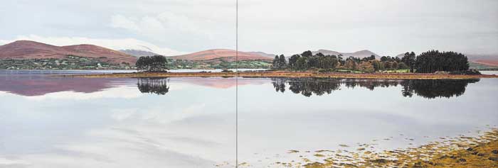 KENMARE RIVER, DIPTYCH, 1988 by John Doherty (b.1949) at Whyte's Auctions