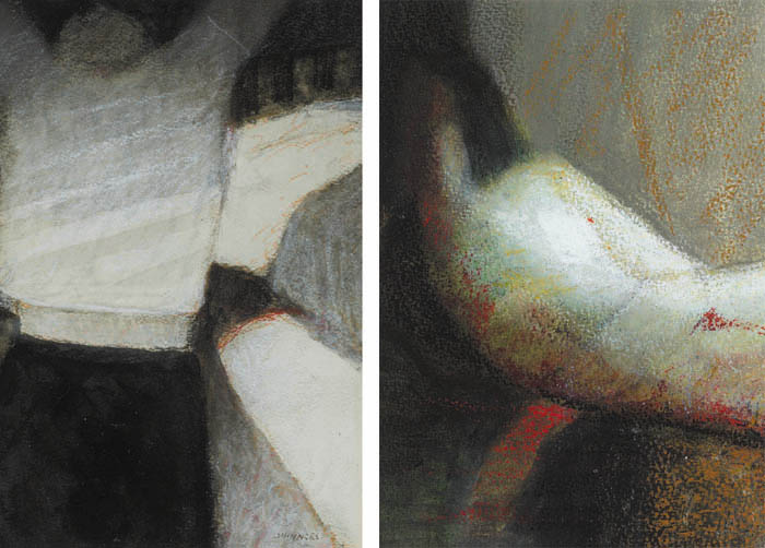 FIGURE STUDIES circa 1992 (A PAIR) by John Shinnors (b.1950) at Whyte's Auctions