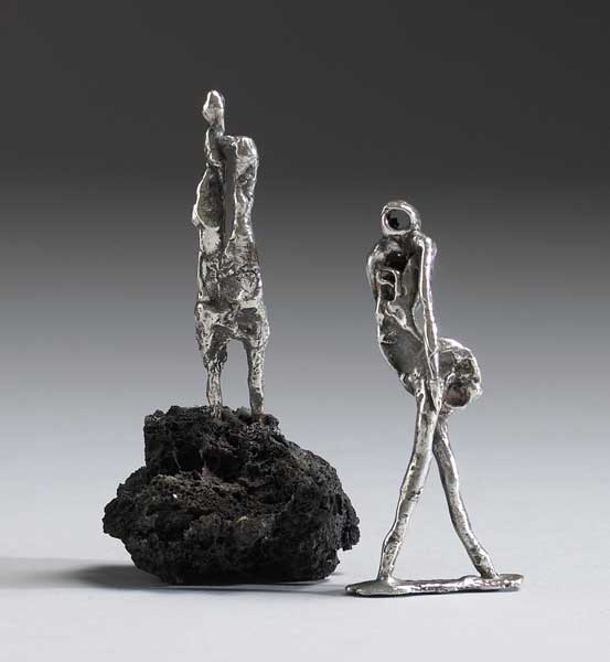 PAIR OF FIGURES by Edward Delaney RHA (1930-2009) at Whyte's Auctions