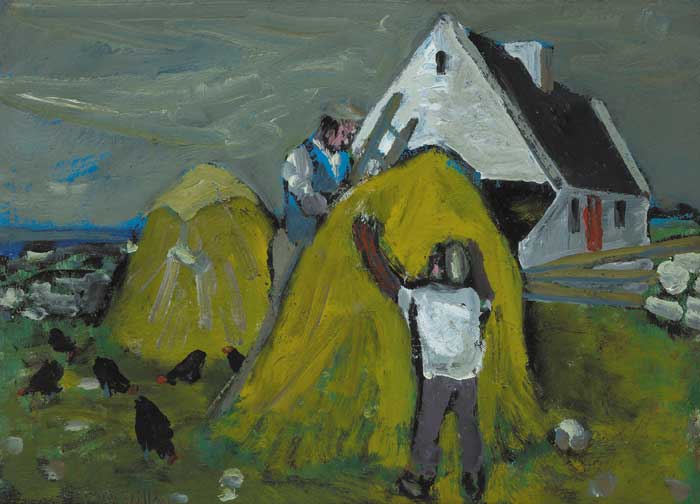 MAKING HAY STACKS by Gerard Dillon (1916-1971) at Whyte's Auctions