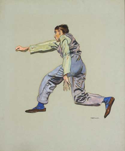 STUDY FOR BRETHREN SO RUN, 1935 by Se�n Keating PPRHA HRA HRSA (1889-1977) at Whyte's Auctions