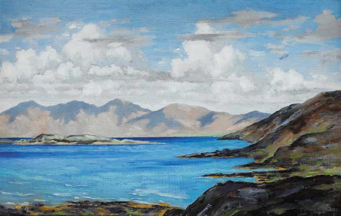 LOOKING NORTH FROM ACHILL SOUND by Mabel Young RHA (1889-1974) at Whyte's Auctions