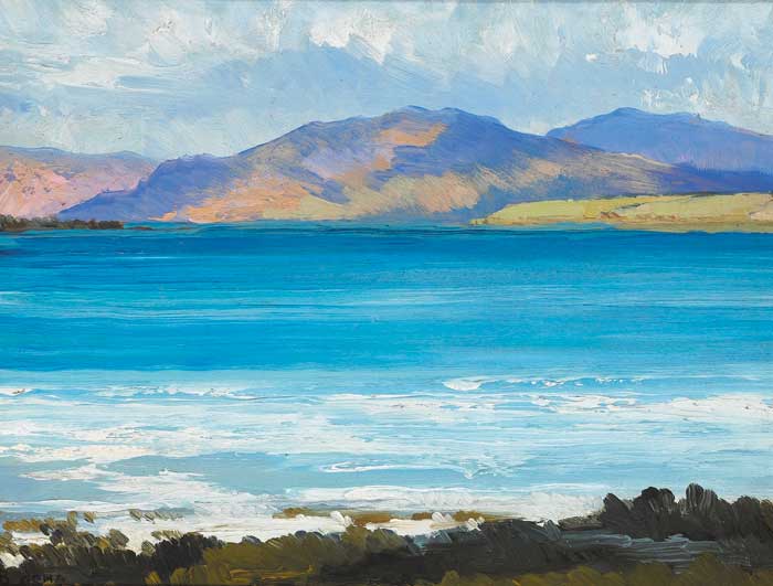 INCH ISLAND, LOUGH SWILLY, COUNTY DONEGAL by Charles Vincent Lamb RHA RUA (1893-1964) at Whyte's Auctions