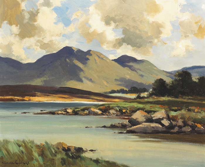 GLEN LOUGH, COUNTY DONEGAL by Maurice Canning Wilks RUA ARHA (1910-1984) at Whyte's Auctions