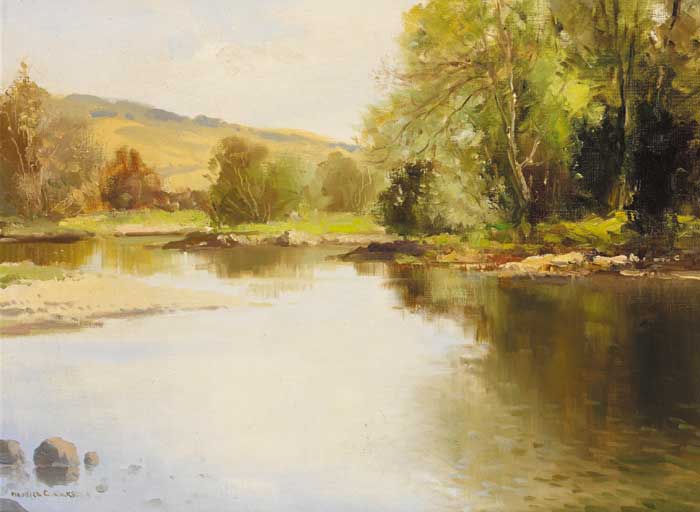 DUN RIVER, COUNTY ANTRIM by Maurice Canning Wilks RUA ARHA (1910-1984) at Whyte's Auctions