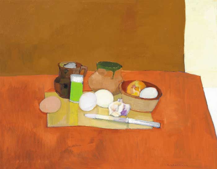 STILL LIFE WITH EGGS, 1997 by Alexey Krasnovsky (b.1945) at Whyte's Auctions