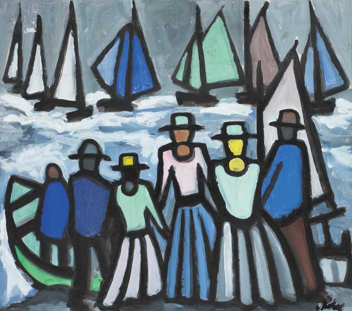 SPANISH WOMEN by Markey Robinson (1918-1999) (1918-1999) at Whyte's Auctions