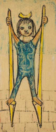 GIRL ON STILTS by Gerard Dillon (1916-1971) at Whyte's Auctions