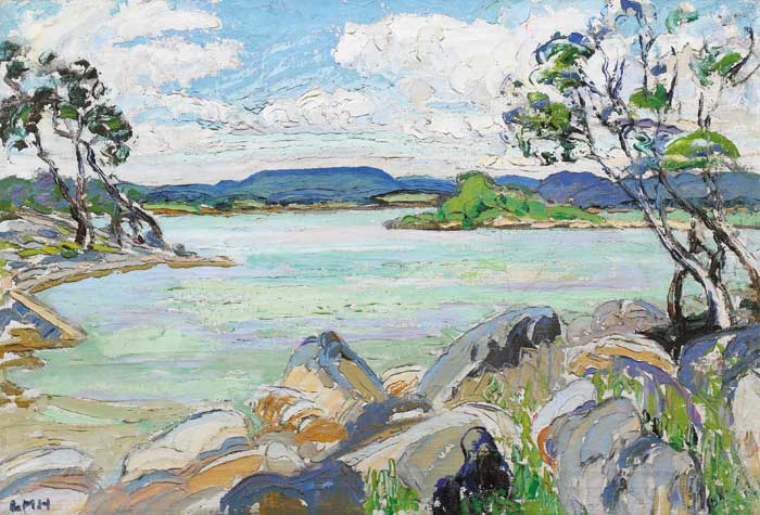 LOUGH CARA, COUNTY MAYO by Letitia Marion Hamilton RHA (1878-1964) at Whyte's Auctions