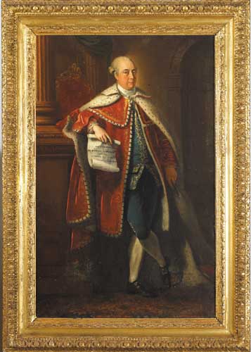 GEORGE, 1ST MARQUESS TOWNSHEND, 1769 by Thomas Hickey (1741-1824) at Whyte's Auctions