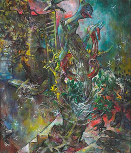 STRANGE WORLD by Mary Swanzy sold for �6,400 at Whyte's Auctions