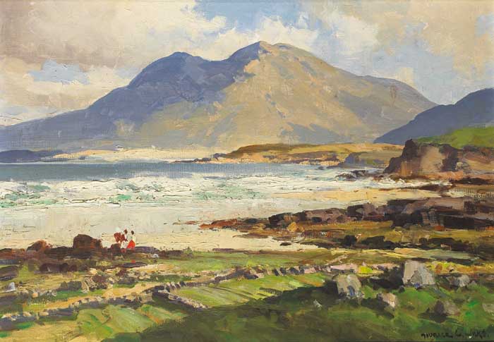 AT RENVYLE, CONNEMARA, COUNTY GALWAY, 1960 by Maurice Canning Wilks RUA ARHA (1910-1984) at Whyte's Auctions