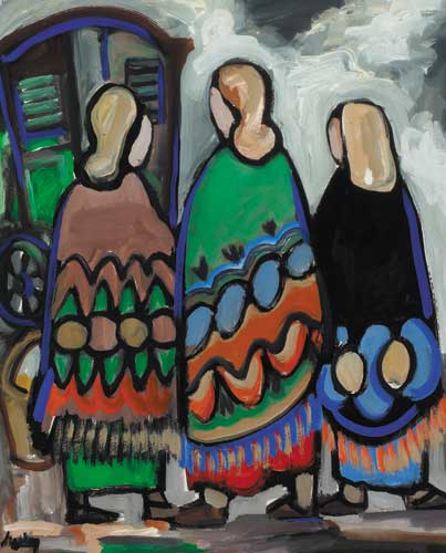 THE CARAVAN by Markey Robinson (1918-1999) at Whyte's Auctions