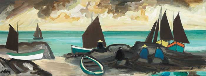 FISHERFOLK II by Markey Robinson (1918-1999) at Whyte's Auctions