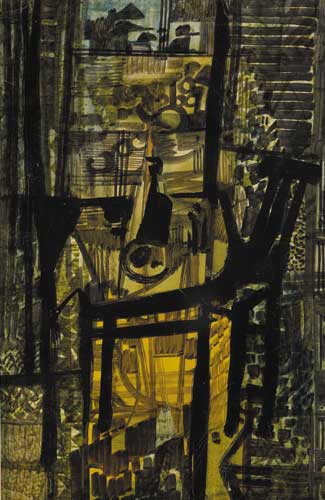 DARK INTERIOR by George Campbell RHA (1917-1979) at Whyte's Auctions