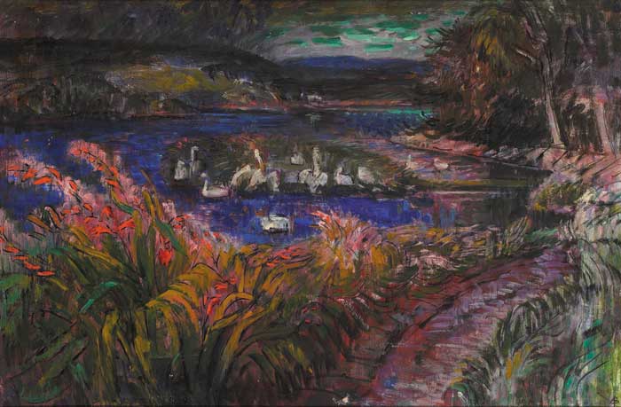 SWAN ISLAND, BANTRY BAY, 1965 by Alicia Boyle sold for �750 at Whyte's Auctions