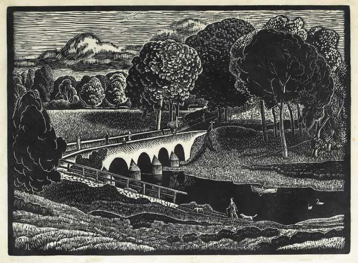 SHAW'S BRIDGE by John Luke RUA (1906-1975) RUA (1906-1975) at Whyte's Auctions