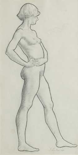 NUDE STUDY, 1930 by John Luke RUA (1906-1975) at Whyte's Auctions