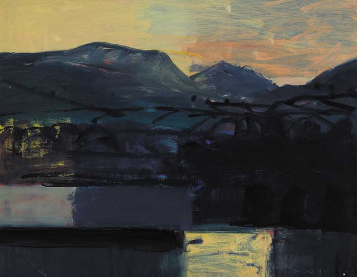TOWARDS SLIEVENAMAN, EVENING, 1989 by Brian Ballard sold for 3,000 at Whyte's Auctions